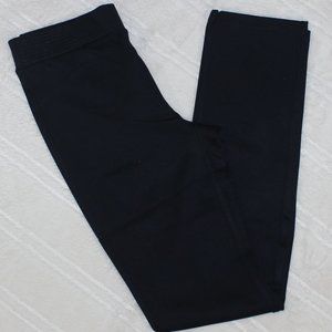 Straight semi-fitted pull-on pant Women Small Navy